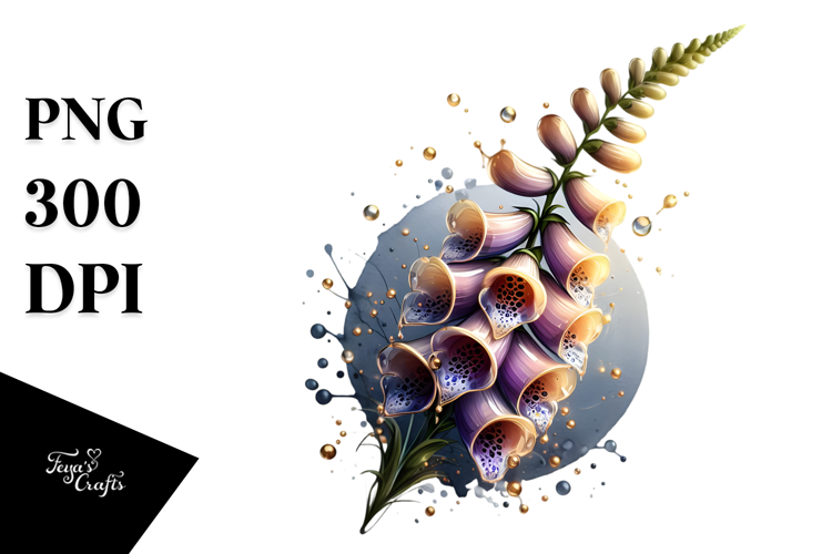 Glossy Foxglove PNG