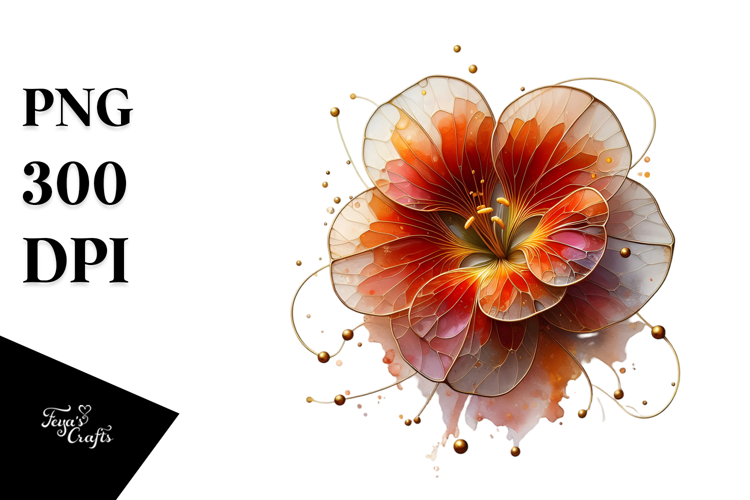 Glossy Nasturtium PNG