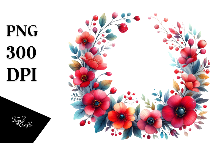 Red Flower Clipart