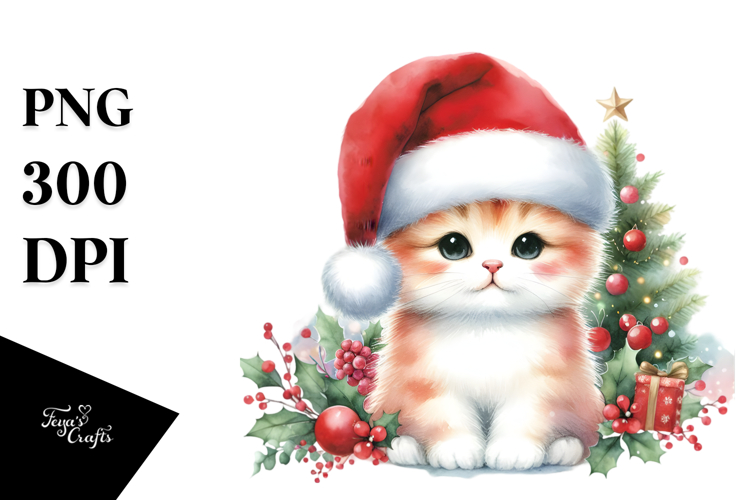 Cat Watercolor Image 18