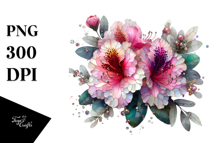 Rhododendron Sublimation PNG example image 1