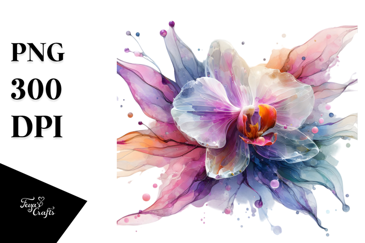 Orchid Clipart Image 2