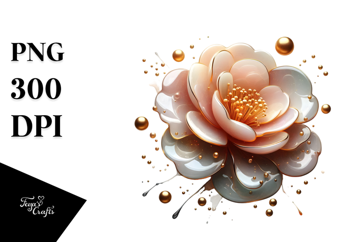 Glossy Camellia PNG