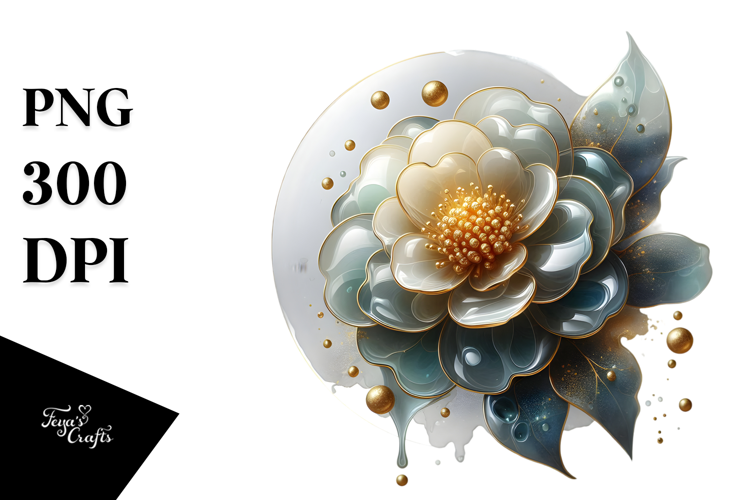 Glossy Camellia PNG