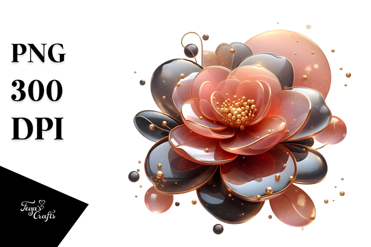 Glossy Camellia PNG