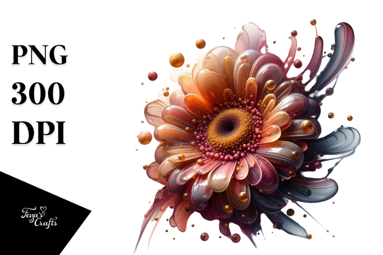 Glossy Gerbera PNG