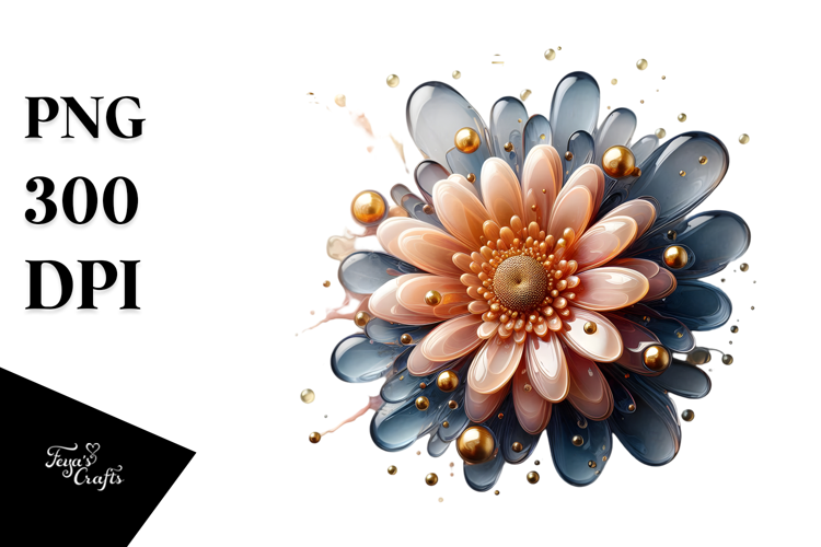 Glossy Gerbera PNG