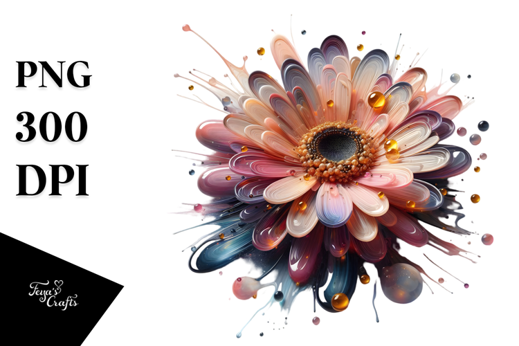 Glossy Gerbera PNG