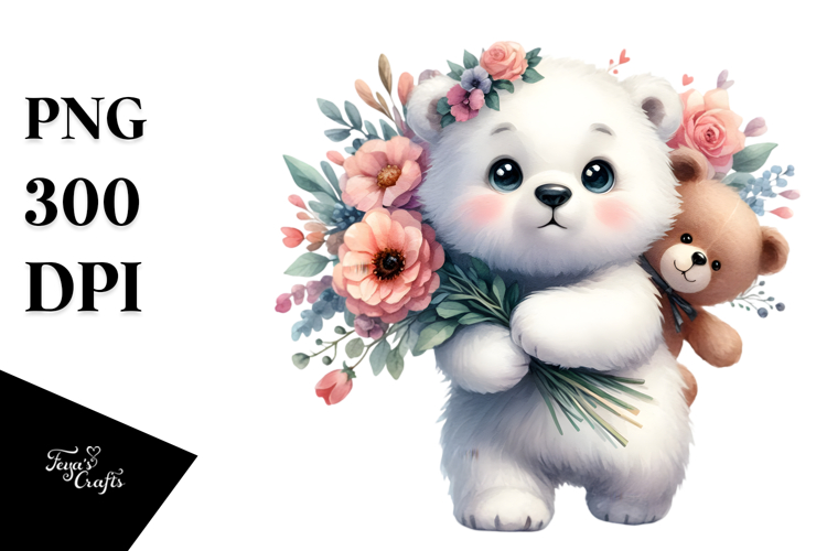 Polar Bear Clipart Image 6