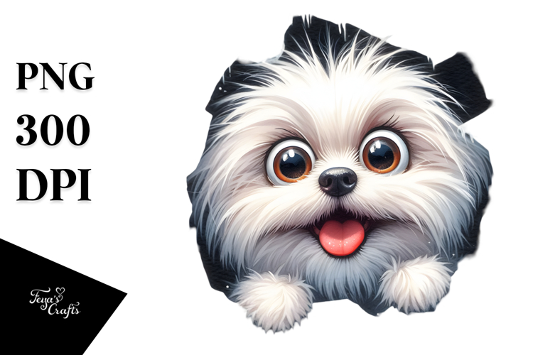 Maltese Clipart Image 10