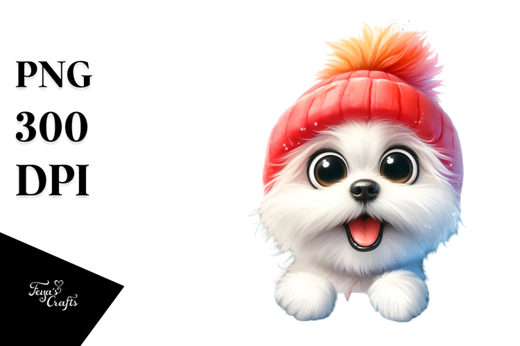 Maltese Clipart Image 9