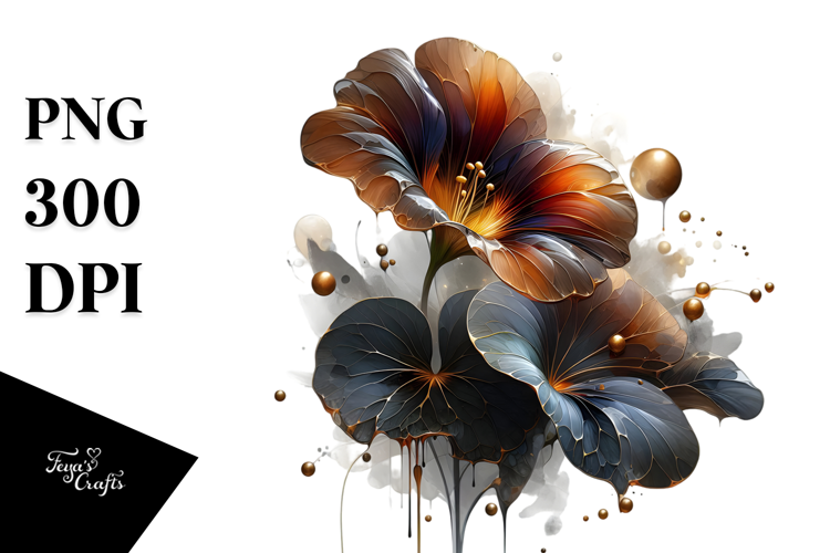 Glossy Nasturtium PNG