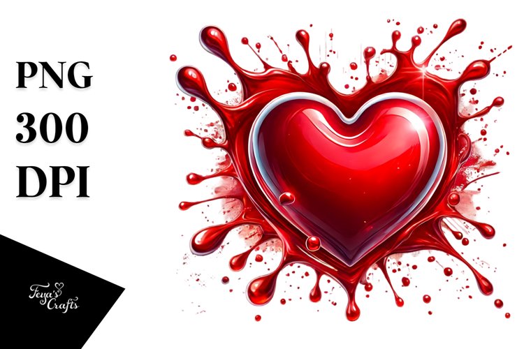 Red Heart Png Image 4