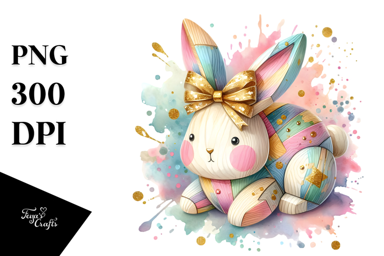 Colorful Bunny PNG