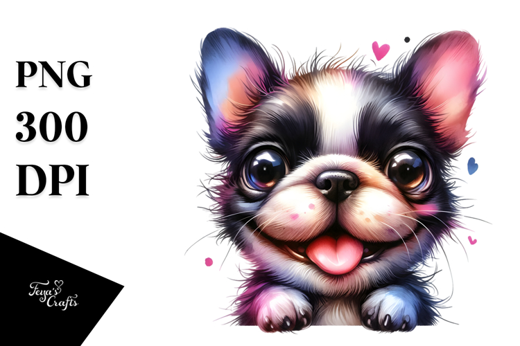 Cute French Bulldog PNG