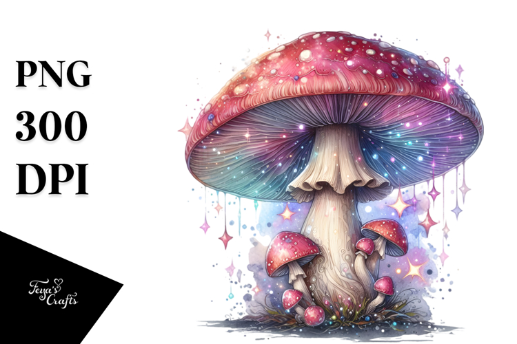 Shiny Magical Mushroom PNG