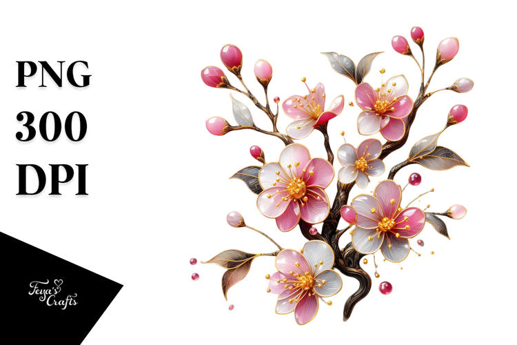 Flower Sticker Png Image 21