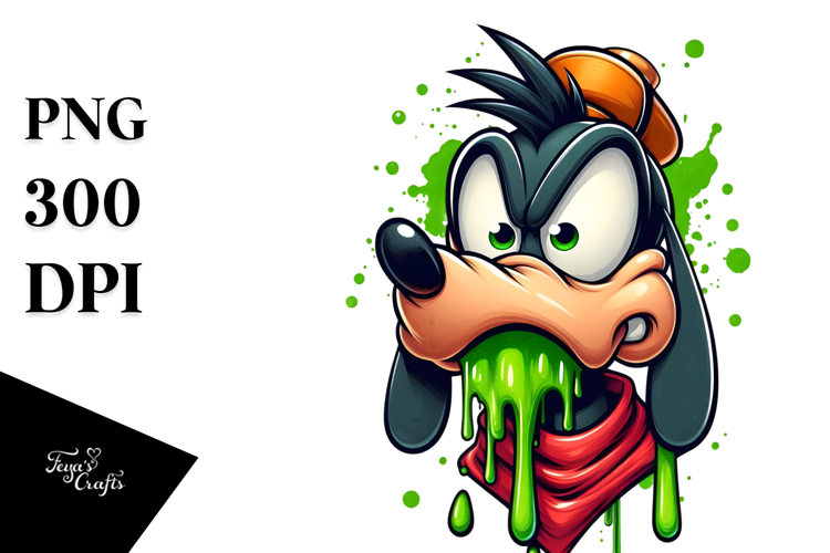 Design with Funny Goofy PNG