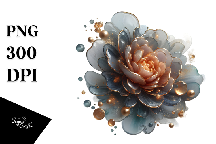Abstract Carnation Splash PNG