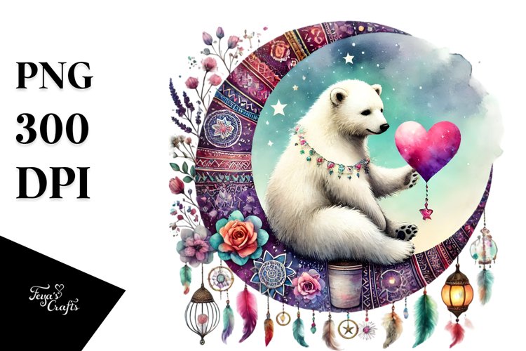 Cute Moon Clipart Image 2