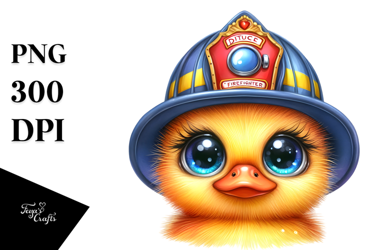 Crazy Eyes Baby Duck PNG