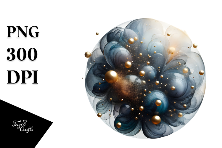 Abstract Cosmos Splash PNG