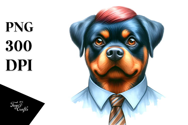 Rottweiler Clipart Image 10