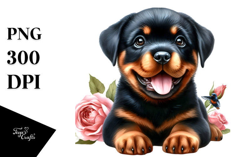 Rottweiler Clipart Image 19