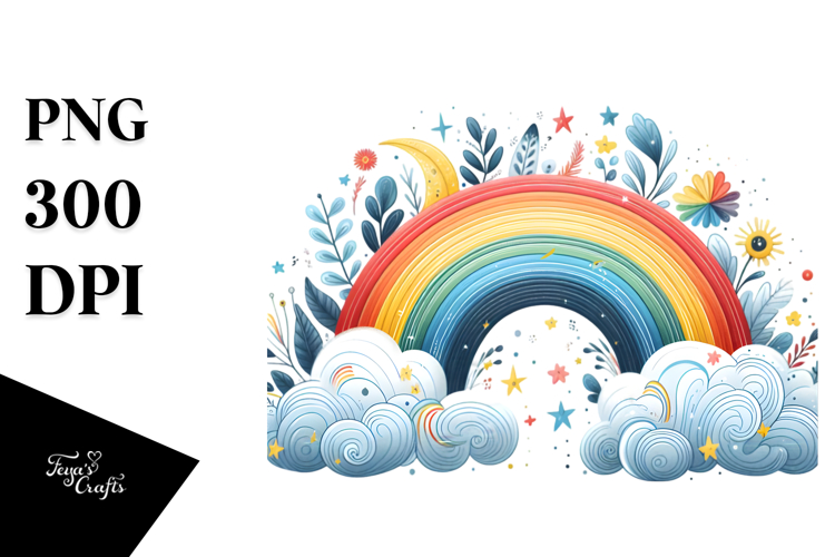 Rainbow Clipart PNGs Image 14