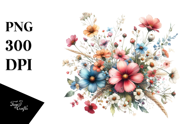 Summer Flowers Clipart Image 12