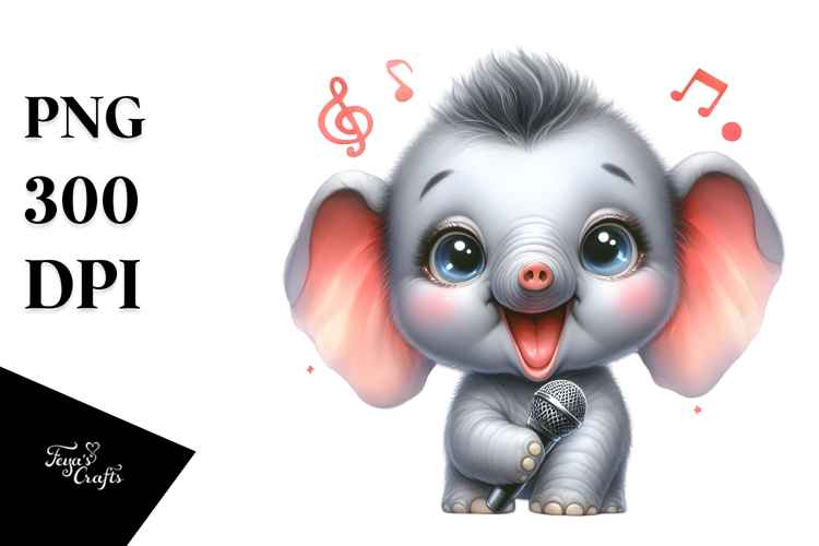 Baby Monkey Vibrant PNG