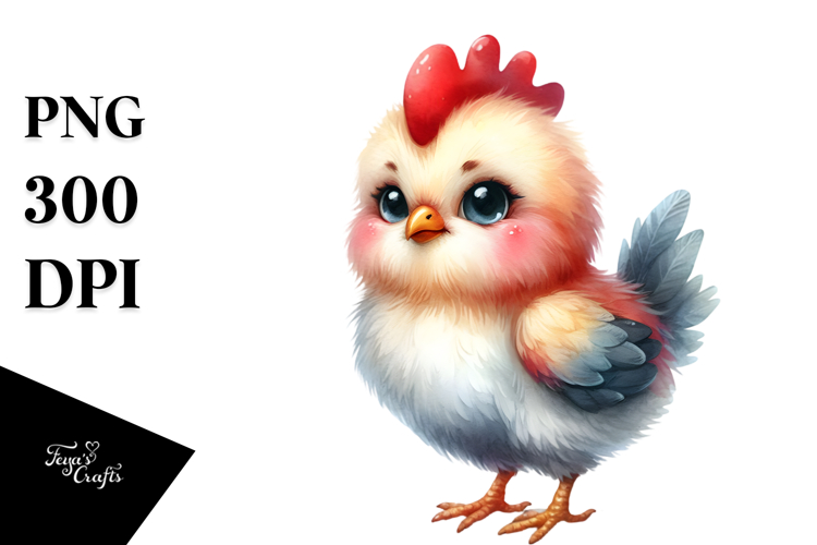 Funny Standing Rooster Halloween Clipart