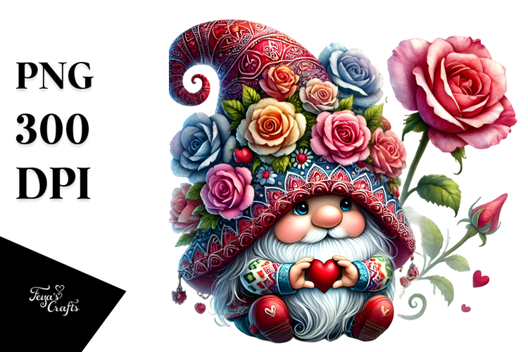 Valentine Gnome Png Image 10