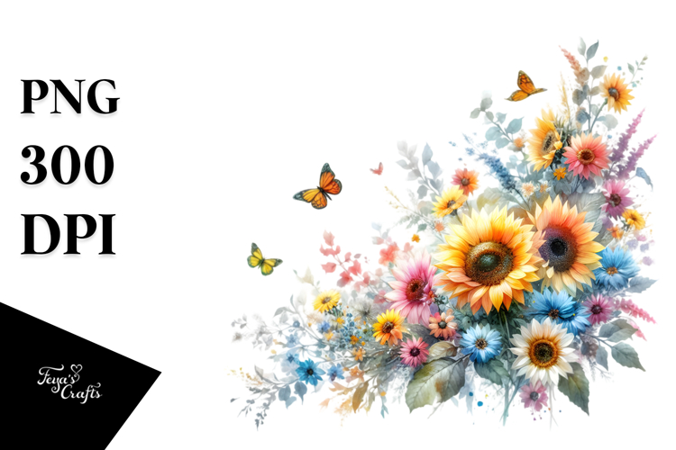 Sunflower Clipart Image 8