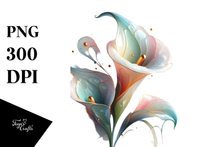 Glossy Calla Lily, 20 oz Tumbler example image 1