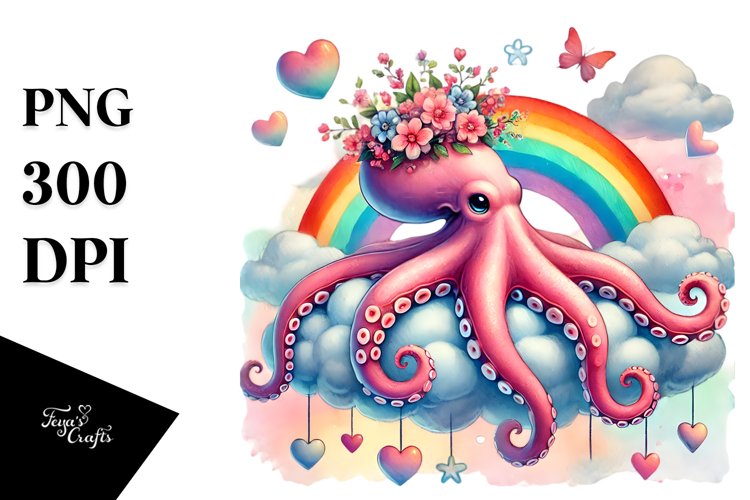 Octopus Clipart Image 20