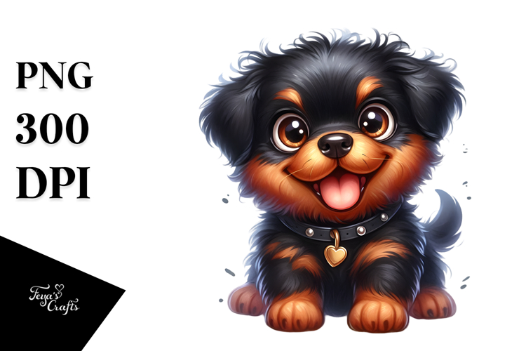 Rottweiler Clipart Image 3