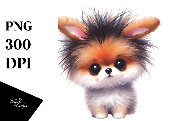 Pomeranian Clipart Image 20