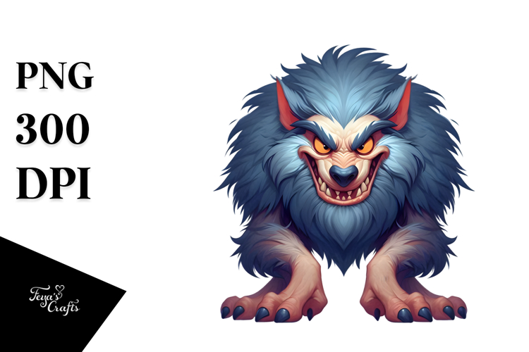 Werewolf Clipart Image 23