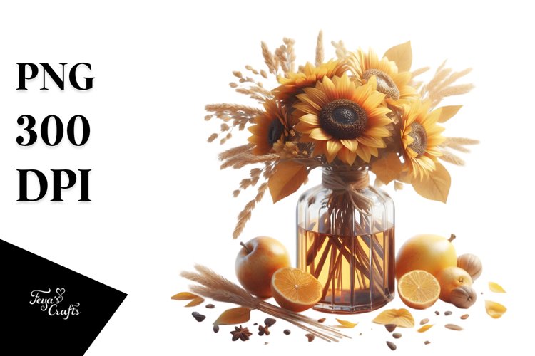 Sunflower Clipart Image 11