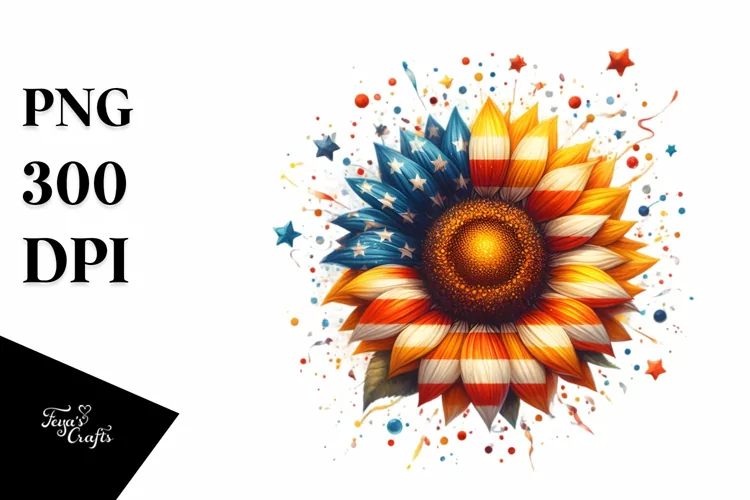 Confetti Sunflower Artwork