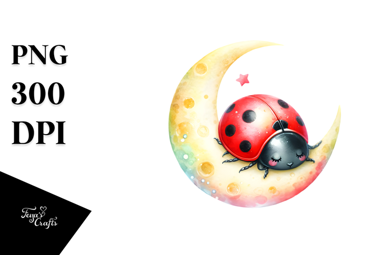 Cute Moon Clipart Image 4