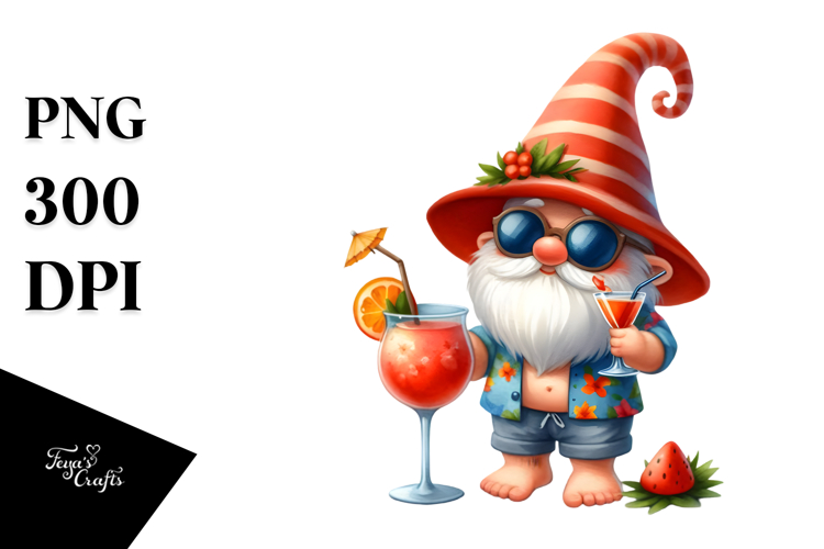 Cute Gnome, Cocktail PNG