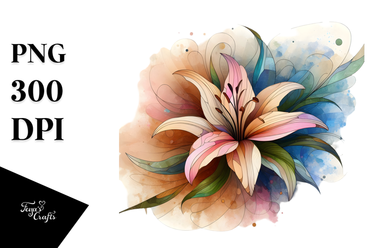 Wooden Stained Lily