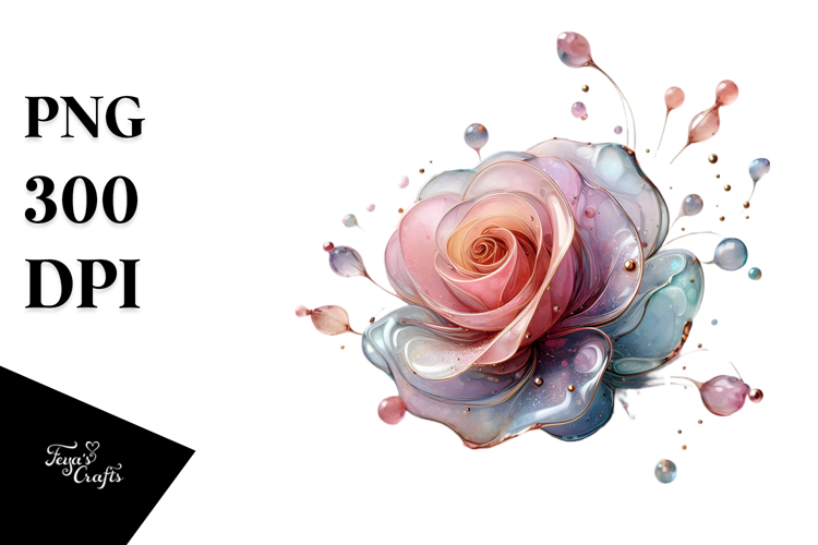 Flower Sticker Png Image 4