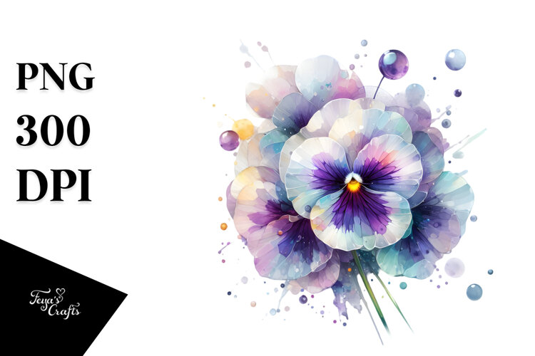 Pansy Made of , High-Resolution PNG example image 1