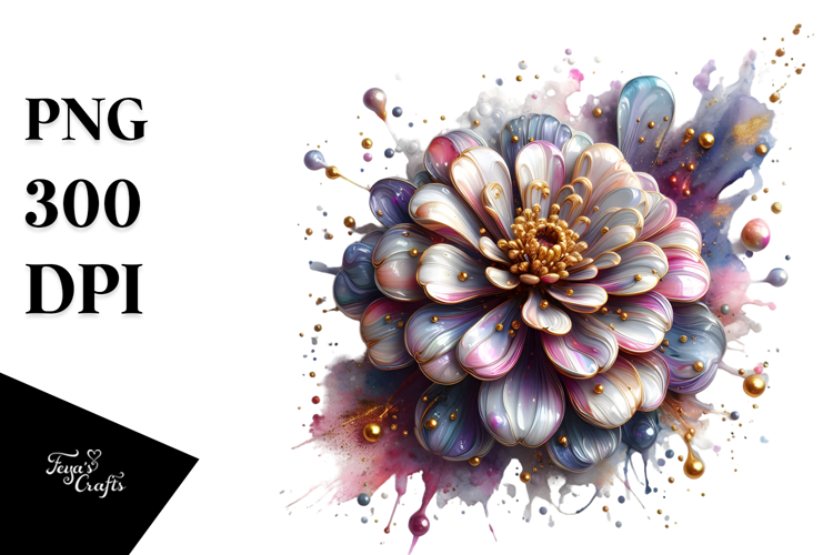 Glossy Zinnia PNG
