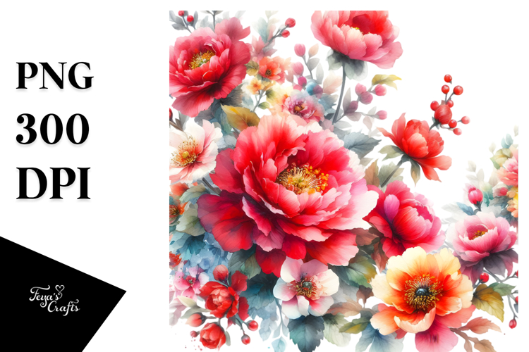 Watercolor Rainbow Clipart Image 24