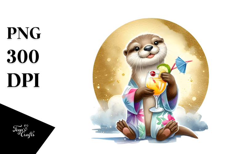 Otter Clipart Image 17