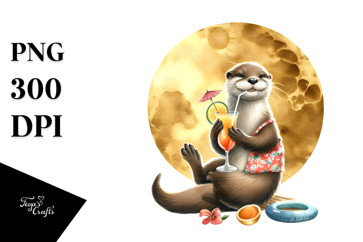 Otter Clipart Image 16